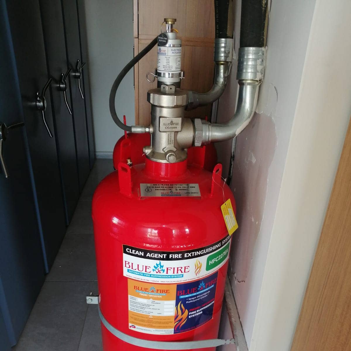 Blue Fire FM200 Gazlı Yangın Söndürme Sistemleri