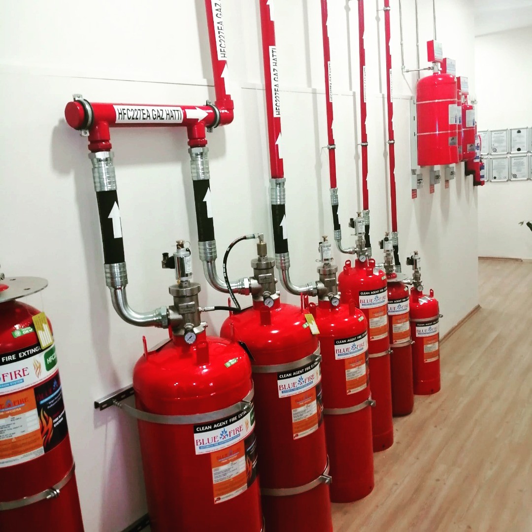 Blue Fire 1230 Gazlı Akıllı Yangın Söndürme Sistemleri